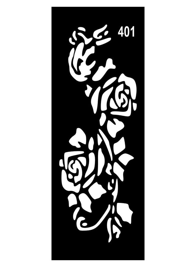 ORDERSHOCK Easy-to-Use Mehndi Stencil Sticker Set for Beautiful Hand Designs for Kids and Adults Both Sticker - Image 1
